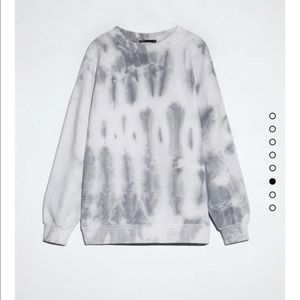 Zara Oversized Tie Dye Sweatshirt - NEW WITH TAGS